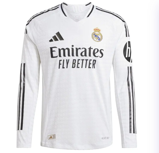 2425 season men's home long-sleeved jersey - white VALLEJO18
