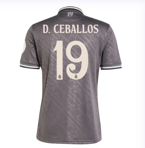 2425 season men's second away shirt - carbon black DCEBALLOS19