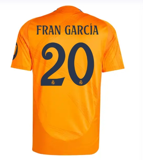Season 2425 Men's away kit - orange FRAN DARCIA20