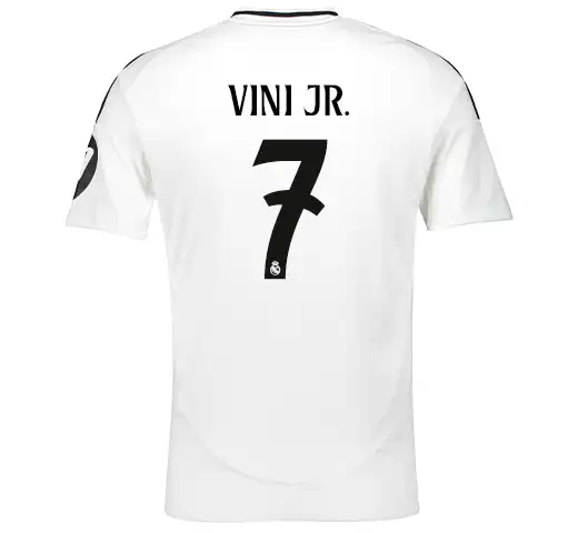 24/25 Men's Real Madrid home shirt white #7Vini jr.