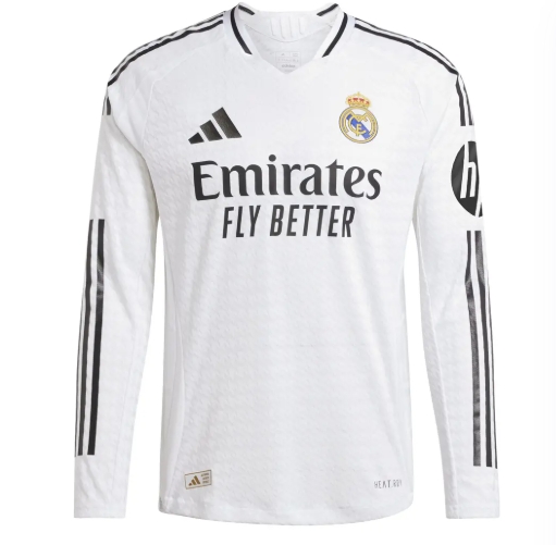 2425 season men's home long-sleeved jersey - white DCEBALLOS19