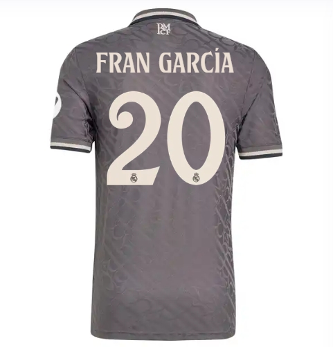 2425 men's second away kit - carbon black FRAN DARCIA20