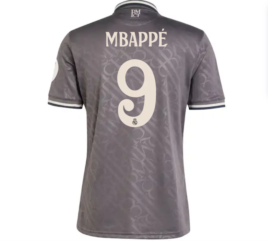 2425 season men's second away shirt - charcoal black