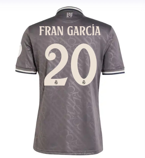 2425 season men's second away shirt - carbon black FRAN GARCIA20