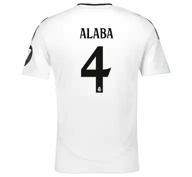 2425 Men's home jersey - white ALABA 4