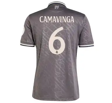 2425 season Men's second away shirt - charcoal black CAMAVINGA 6