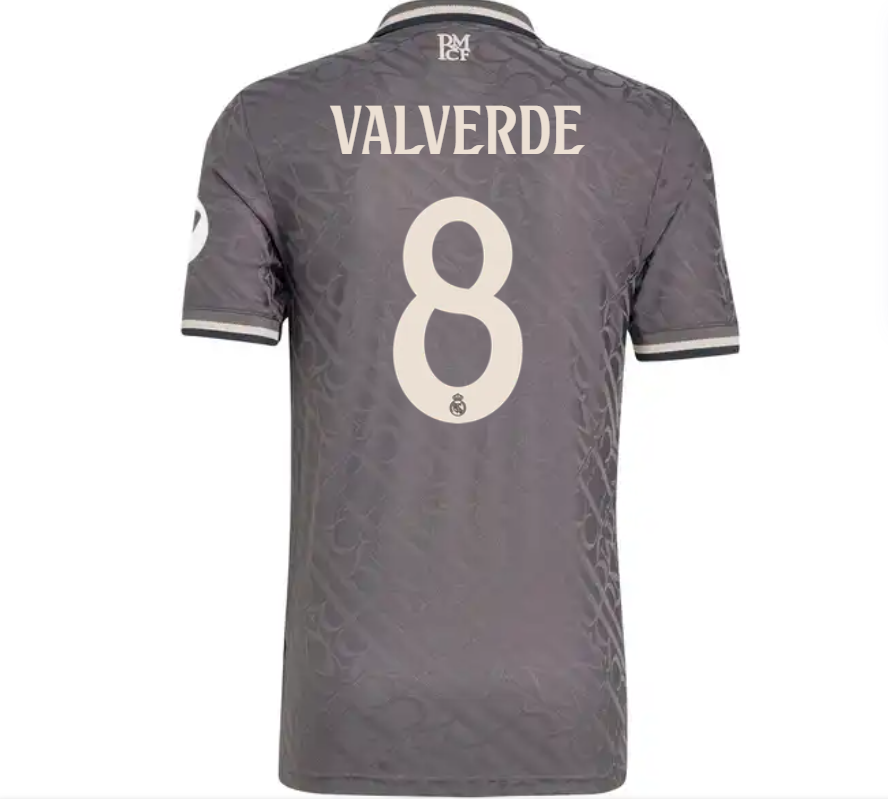 2425 season men's second away shirt - charcoal black