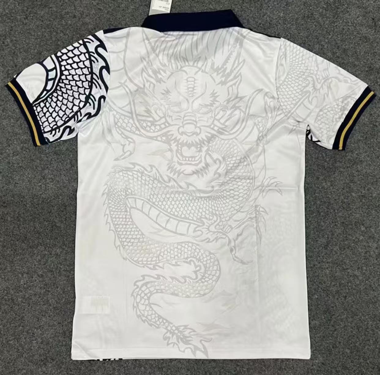 23-24 Football shirt Real M White Dragon Men's jersey sports T-shirt Comfortable