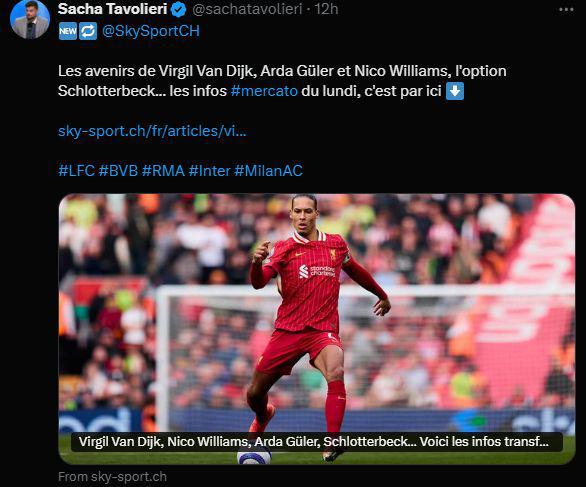 Seven and a half years at Liverpool are over! Van Dijk considered leaving the team  [jiayu] 