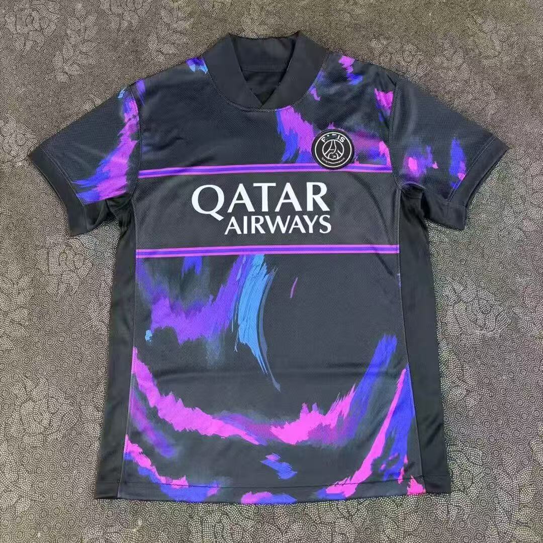 2526 Paris pre-match training short-sleeved football kit