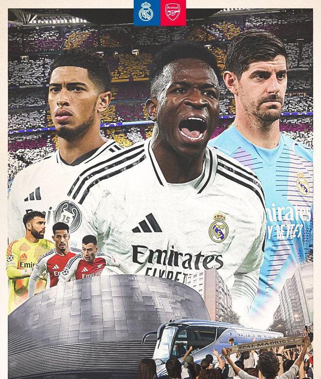 Champions League: Arsenal 5-1 Double win over Real Madrid! After 16 years, Saka returned to the semi-finals, scoring a goal while Mbappe was forced off due to injury（haojie)