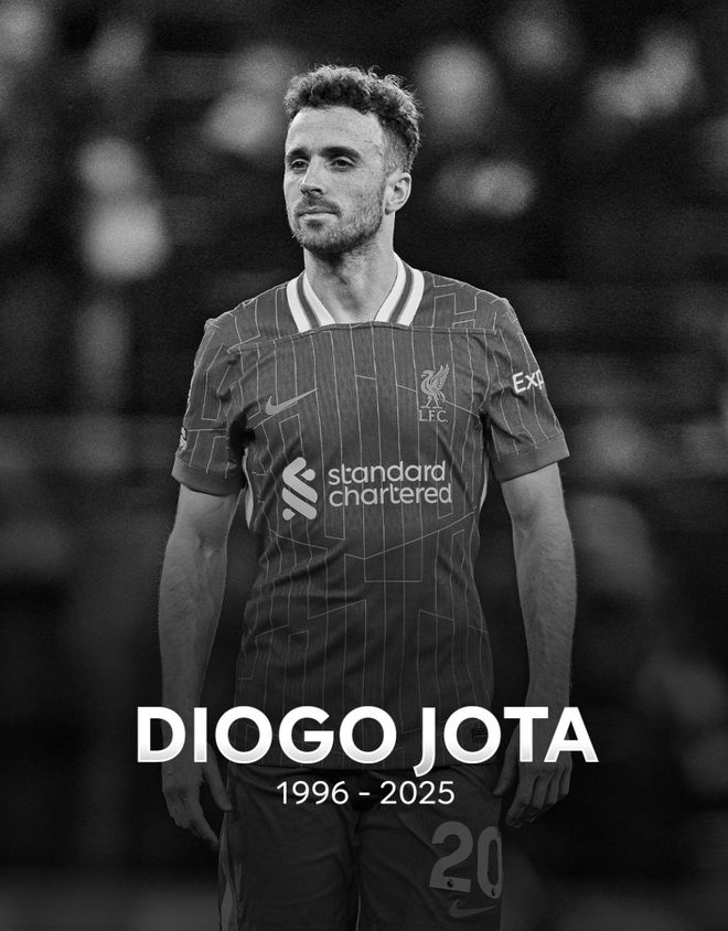 Kompany posted a message to mourn Jota: May you find strength and support in this extremely difficult time