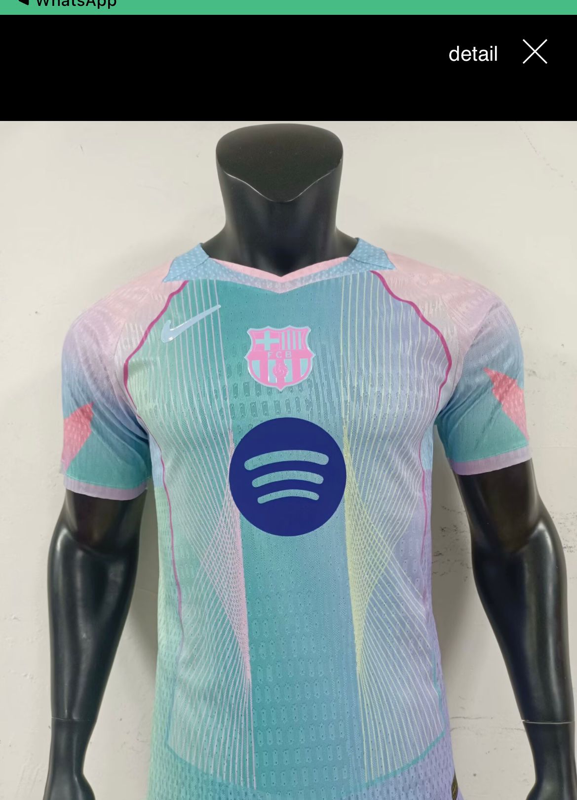 Barcelona Pinkish-blue player Edition football Uniform Special Edition No. 19 Yamal. 2526