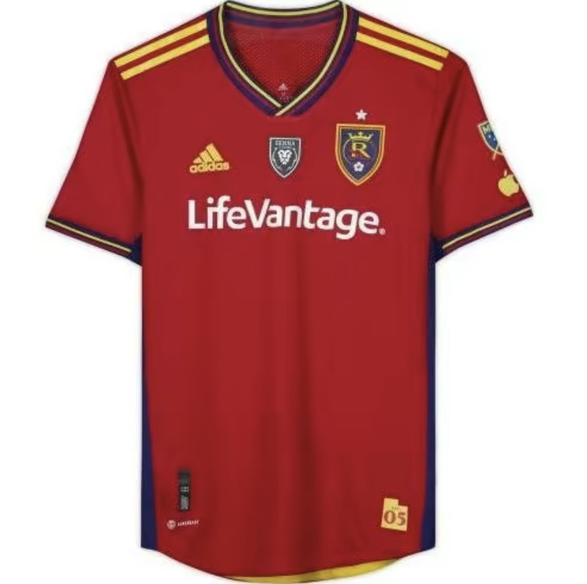 Nelson Palacio Real Salt Lake Autographed Match Used #13 Red Jersev from the 2023 MLS Season Size M-Fanatics Authentic Certified-Soccer
