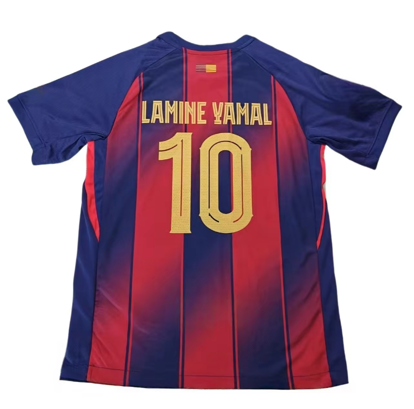 Barcelona jersey No. 2526, home player Fan version, No. 10 Yamar