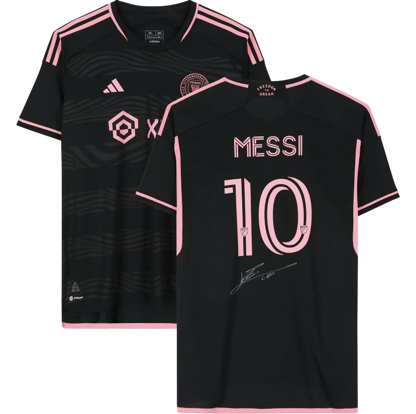 Lionel Messi Inter Miami CF Autographed 2022-23 Black Adidas Authentic Jersey-Fanatics Authentic Certified-Soccer Memorabilia