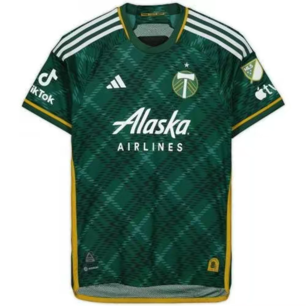 Franck Boli Portland Timbers Autographed Match   Used 7 Green Jersey from the 2023 MLS Season  Size M   Fanatics Authentic Certified  Soccer Memorabilia