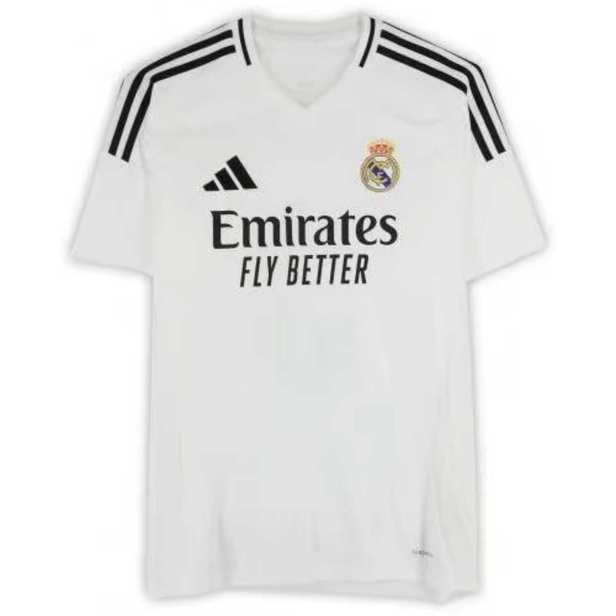 Endrick Real Madrid CF Autographed 2024-25 White Adidas Jersey - Fanatics Authentic Certified - SoccerMemorabilia