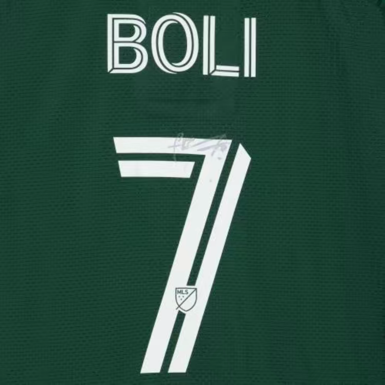 Franck Boli Portland Timbers Autographed Match   Used 7 Green Jersey from the 2023 MLS Season  Size M   Fanatics Authentic Certified  Soccer Memorabilia