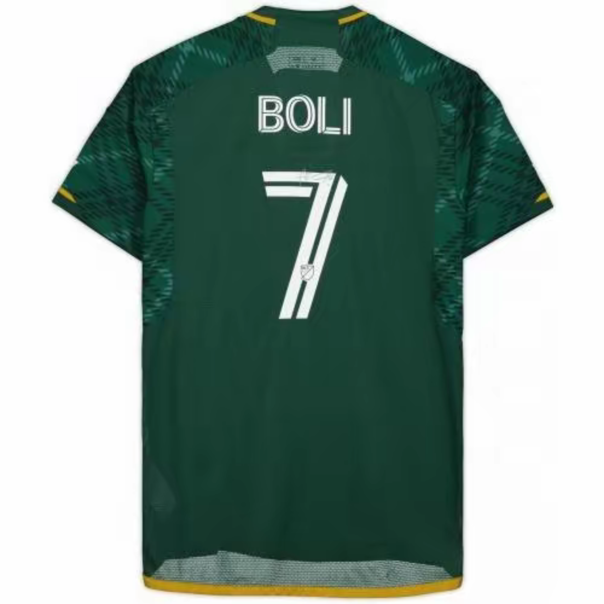 Franck Boli Portland Timbers Autographed Match   Used 7 Green Jersey from the 2023 MLS Season  Size M   Fanatics Authentic Certified  Soccer Memorabilia