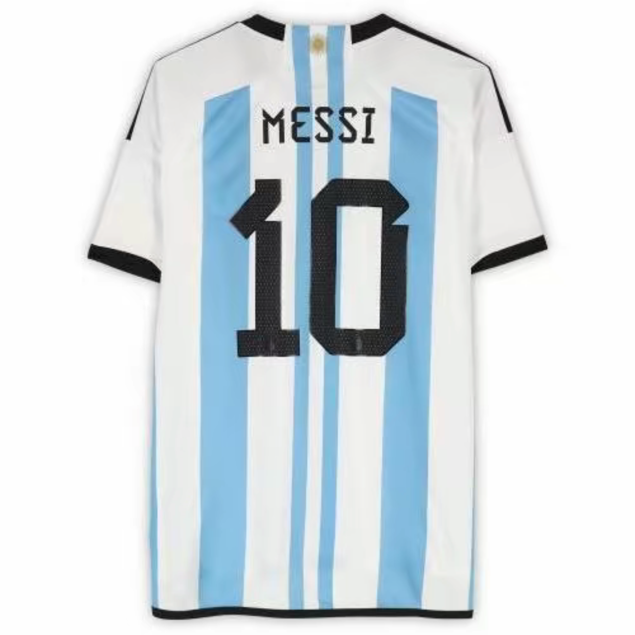 Lionel Messi Argentina National Team Autographed 2024 adidas Replica Jersey - Front Signed - World Cup Champions Patch - Fanatics Authentic Certified - Soccer Memorabilia