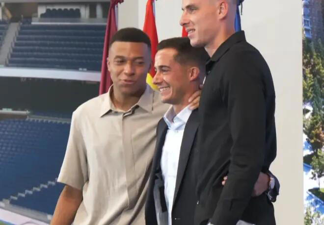 Only two came! Maca: The first team only Mbappé and Lunin attended the Bas克斯 farewell ceremony. [xueting]