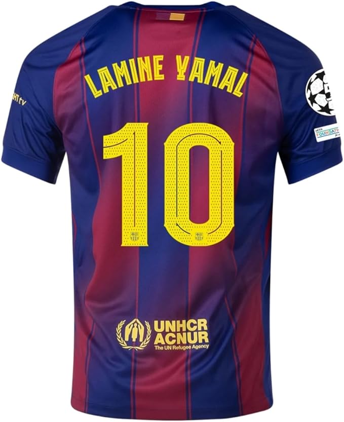 Barcelona jersey No. 2526, home player Fan version, No. 10 Yamar