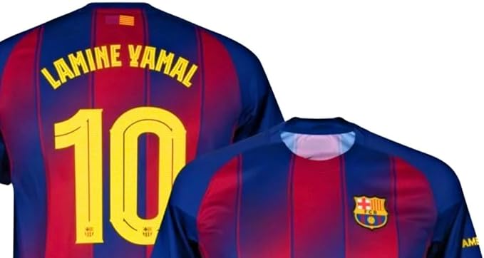 Barcelona jersey No. 2526, home player Fan version, No. 10 Yamar