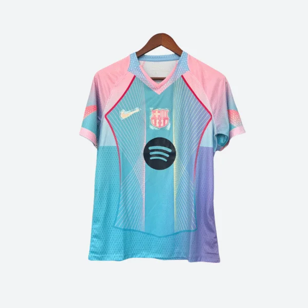 Barcelona Pinkish-blue player Edition football Uniform Special Edition No. 19 Yamal. 2526