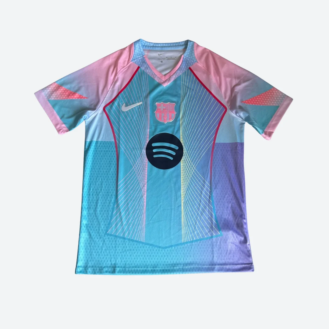 Barcelona Pinkish-blue player Edition football Uniform Special Edition No. 19 Yamal. 2526