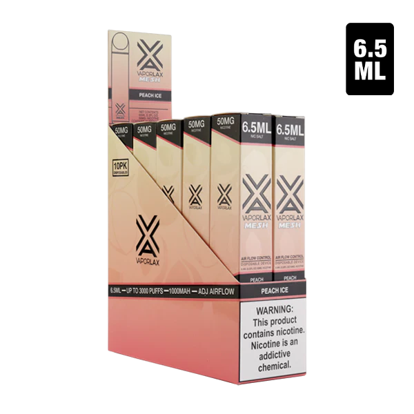 Peach Ice by VaporLax - Air Bar Vape Shop