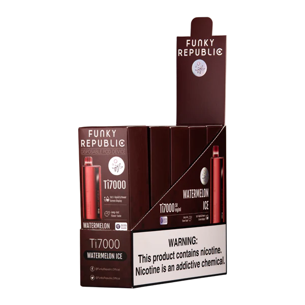 Watermelon Ice Funky Republic Ti7000 - Air Bar Vape Shop