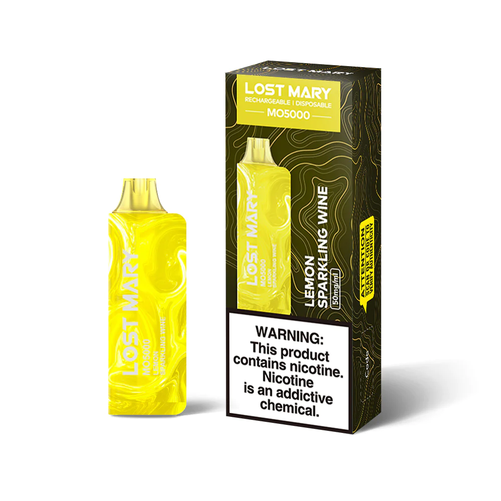 Lemon Sparkling Wine Lost Mary MO5000 - Air Bar Vape Shop