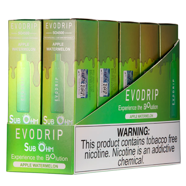 Apple Watermelon EVODRIP SO4500 - Air Bar Vape Shop