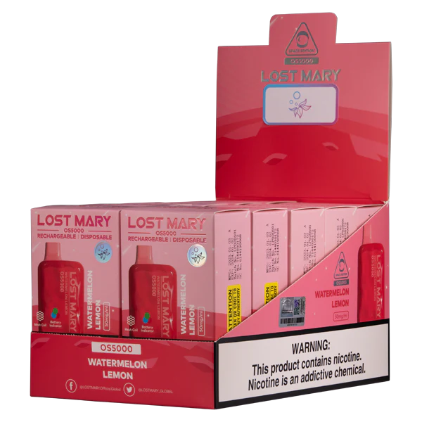 Watermelon Lemon Lost Mary OS5000 - Air Bar Vape Shop
