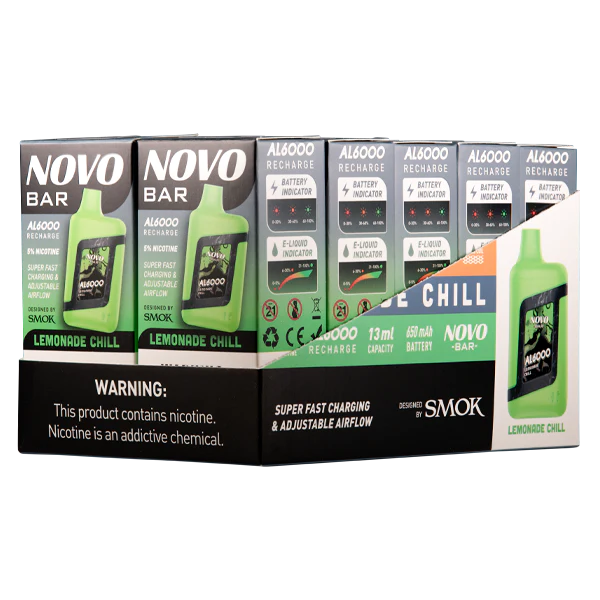 Lemonade Chill Novo Bar AL6000 - Air Bar Vape Shop