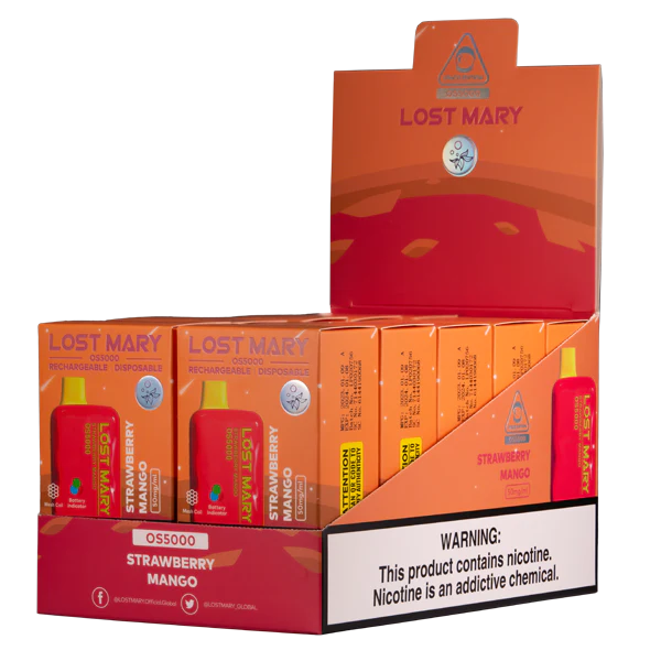Strawberry Mango Lost Mary OS5000 - Air Bar Vape Shop