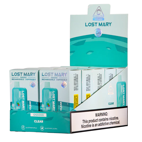 Clear Lost Mary OS5000 - Air Bar Vape Shop