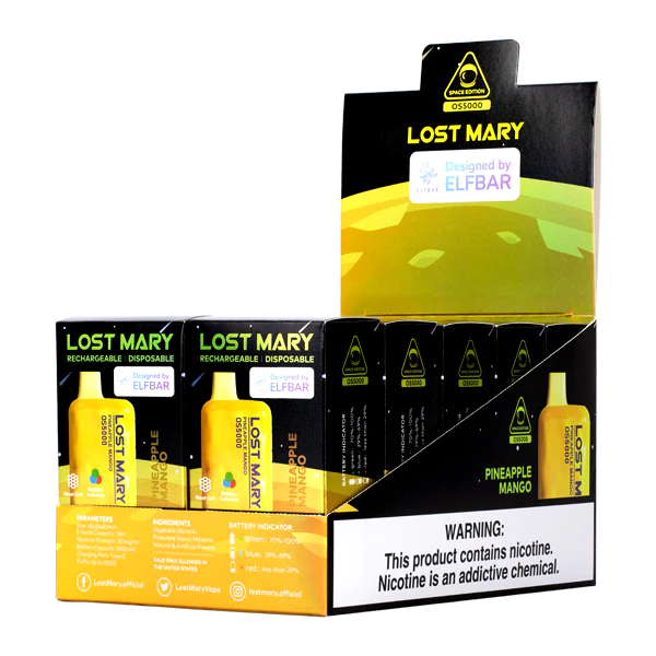Pineapple Mango Lost Mary OS5000 - Air Bar Vape Shop