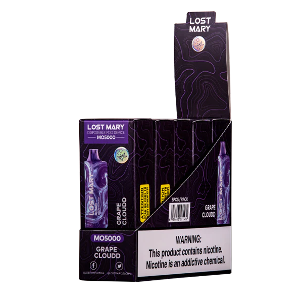 Grape Cloudd Lost Mary MO5000 - Air Bar Vape Shop