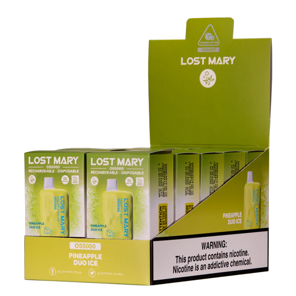 Pineapple Duo Ice Lost Mary OS5000 - Air Bar Vape Shop