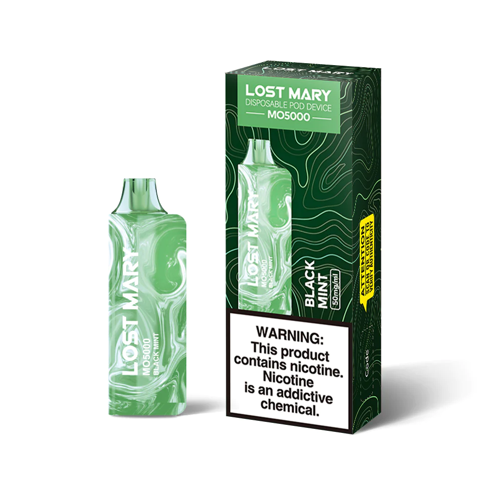 Black Mint Lost Mary MO5000 - Air Bar Vape Shop