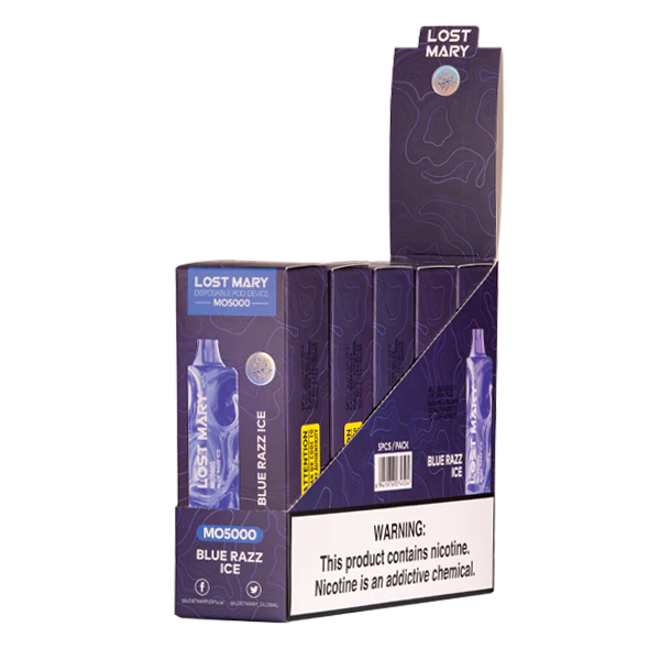 Blue Razz Ice Lost Mary MO5000 - Air Bar Vape Shop