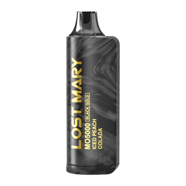 Iced Peach Colada Lost Mary MO5000 Black Gold Edition - Air Bar Vape Shop