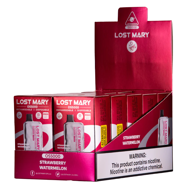 Strawberry Watermelon Lost Mary OS5000 Luster - Air Bar Vape Shop