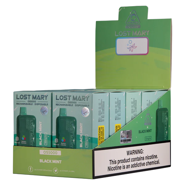 Black Mint Lost Mary OS5000 - Air Bar Vape Shop