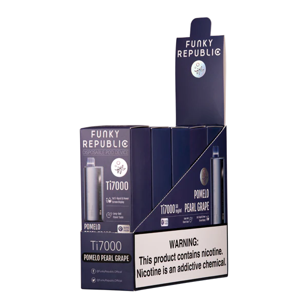 Pomelo Pearl Grape Funky Republic Ti7000 - Air Bar Vape Shop