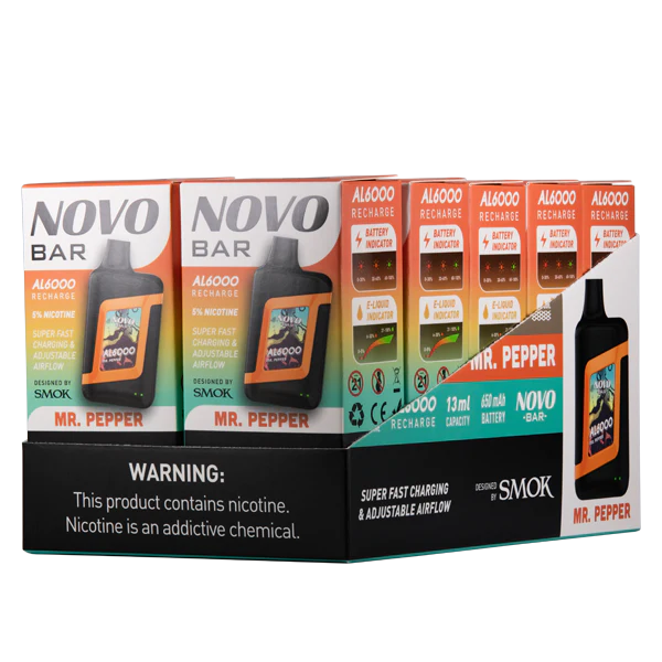 Mr. Pepper Novo Bar AL6000 - Air Bar Vape Shop