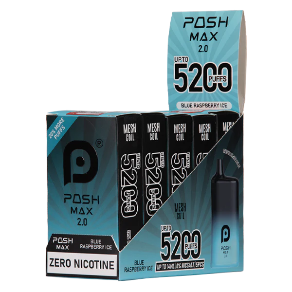 Blue Raspberry Ice Posh Max 2.0 - Air Bar Vape Shop