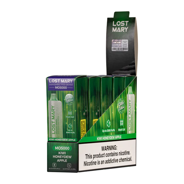 Kiwi Honeydew Apple Lost Mary MO5000 (Glitter Edition) - Air Bar Vape Shop